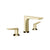 Gessi 72014 Ventaglio Widespread Washbasin Mixer Without Pop-Up Assembly