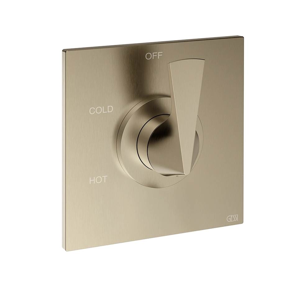 Gessi 72172 Ventaglio Trim Parts Only External Parts For Single Exit Pressure Balance