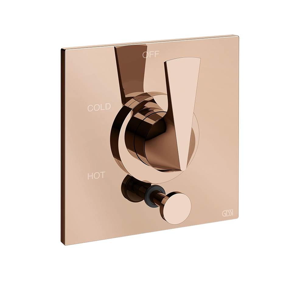 Gessi 72174 Ventaglio Trim Parts Only External Parts For Pressure Balance With Two Ways Diverter - Parent