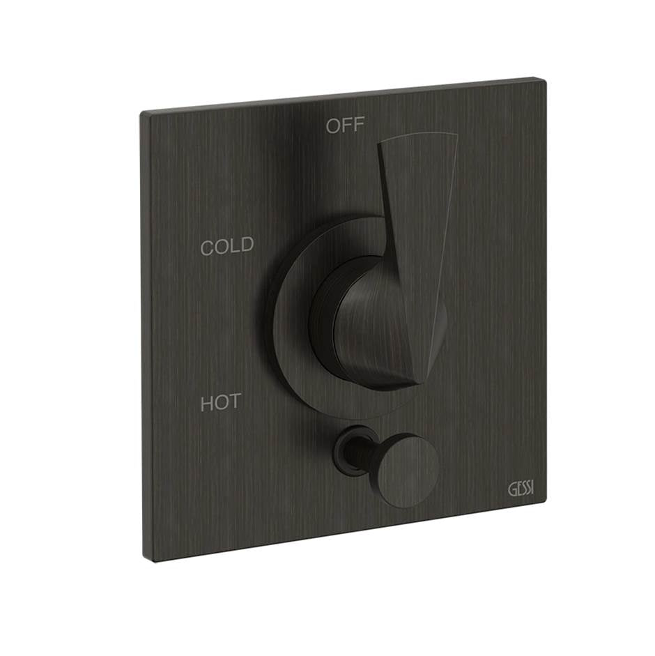 Gessi 72174 Ventaglio Trim Parts Only External Parts For Pressure Balance With Two Ways Diverter