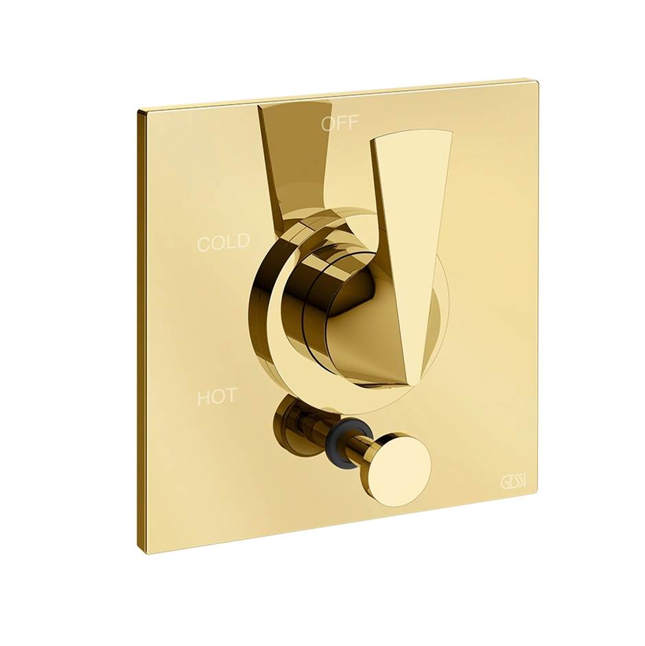 Gessi 72174 Ventaglio Trim Parts Only External Parts For Pressure Balance With Two Ways Diverter