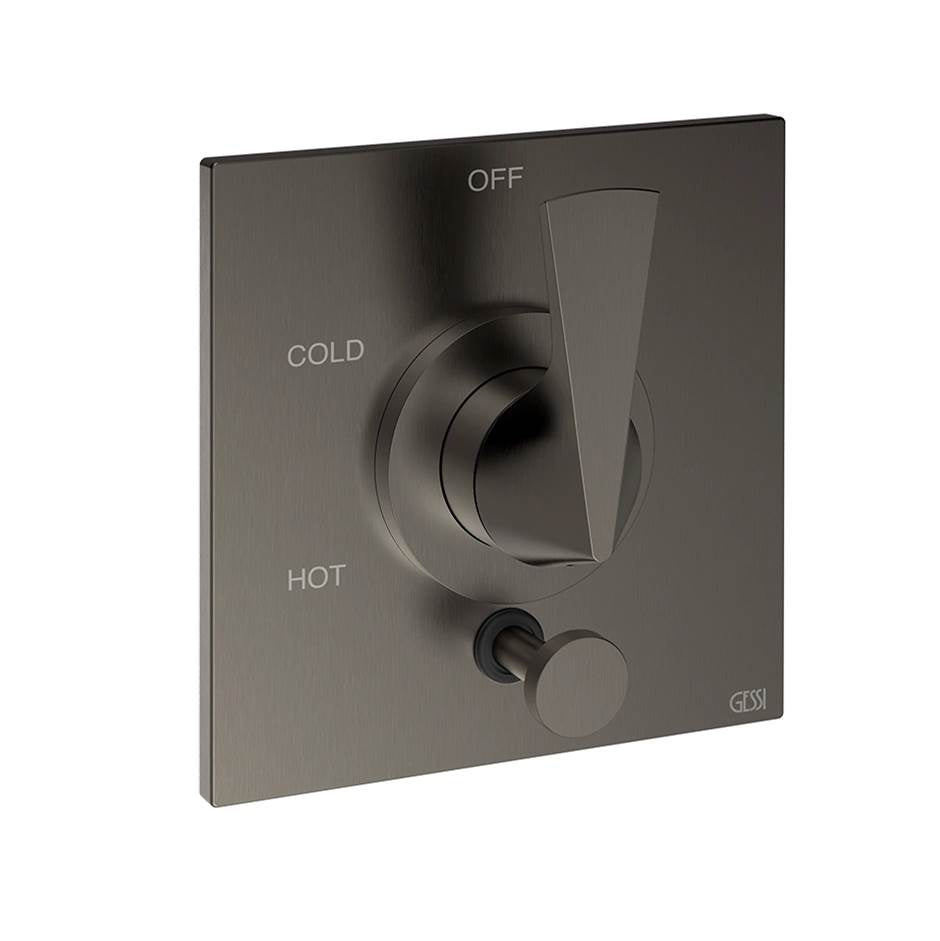 Gessi 72174 Ventaglio Trim Parts Only External Parts For Pressure Balance With Two Ways Diverter