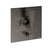 Gessi 72174 Ventaglio Trim Parts Only External Parts For Pressure Balance With Two Ways Diverter