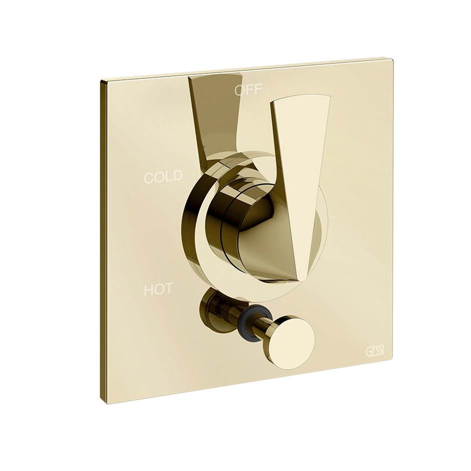 Gessi 72174 Ventaglio Trim Parts Only External Parts For Pressure Balance With Two Ways Diverter