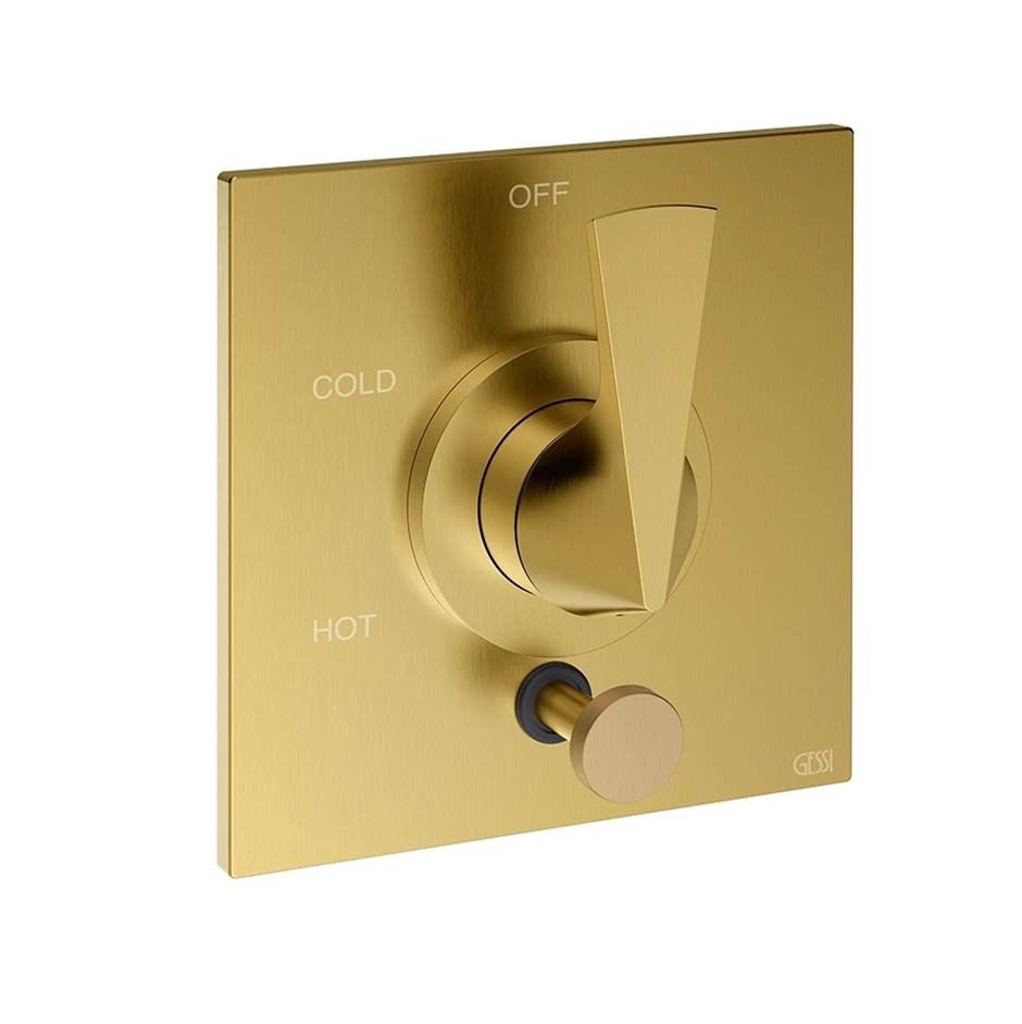 Gessi 72174 Ventaglio Trim Parts Only External Parts For Pressure Balance With Two Ways Diverter