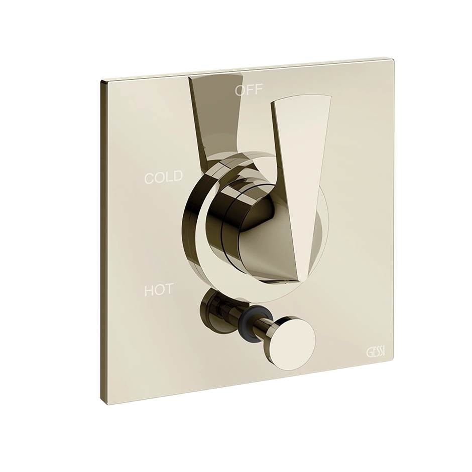 Gessi 72174 Ventaglio Trim Parts Only External Parts For Pressure Balance With Two Ways Diverter
