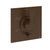 Gessi 72174 Ventaglio Trim Parts Only External Parts For Pressure Balance With Two Ways Diverter