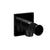 Gessi 73061 Inverso Wall Elbow With Built-In Water Intake and Fixed Hook