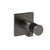 Gessi 73061 Inverso Wall Elbow With Built-In Water Intake and Fixed Hook