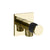 Gessi 73061 Inverso Wall Elbow With Built-In Water Intake and Fixed Hook