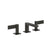 Gessi 73513 Inverso Widespread Washbasin Mixer Without Pop-Up Assembly. Rigato