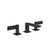 Gessi 73513 Inverso Widespread Washbasin Mixer Without Pop-Up Assembly. Rigato