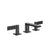 Gessi 73513 Inverso Widespread Washbasin Mixer Without Pop-Up Assembly. Rigato