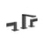 Gessi 73514 Inverso Widespread Washbasin Mixer Without Pop-Up Assembly. Rigato