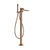 Gessi 73528 Inverso Trim Parts Only Floor-Mounted Tub Filler. Rigato