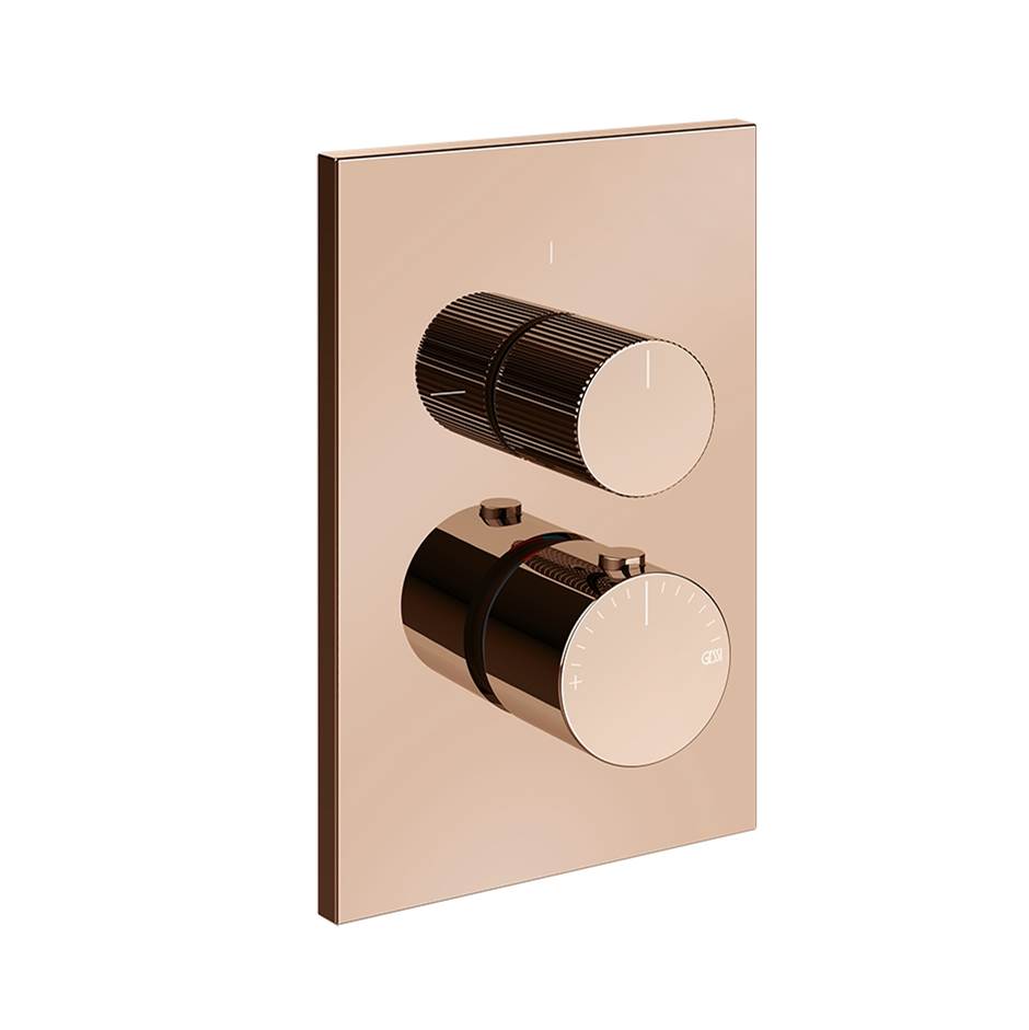 Gessi 73533 Inverso Trim Parts Only External Parts For Thermostatic With Single Volume Control. Rigato - Parent