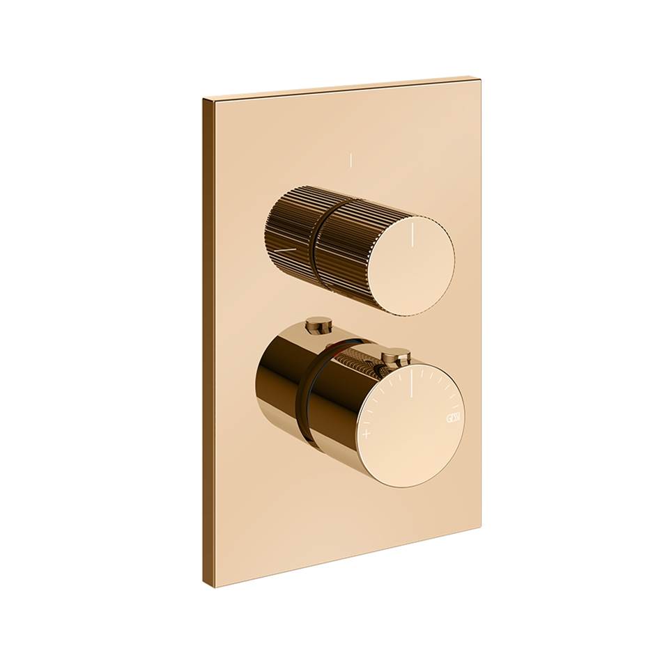 Gessi 73533 Inverso Trim Parts Only External Parts For Thermostatic With Single Volume Control. Rigato