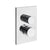 Gessi 73535 Inverso Trim Parts Only External Parts For Two Ways Diverter Thermostatic and Volume Control. Rigato
