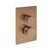 Gessi 73535 Inverso Trim Parts Only External Parts For Two Ways Diverter Thermostatic and Volume Control. Rigato