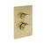 Gessi 73537 Inverso Trim Parts Only External Parts For Three Ways Diverter Thermostatic and Volume Control. Rigato
