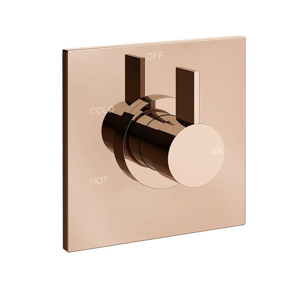 Gessi 73572 Inverso Trim Parts Only External Parts For Single Exit Pressure Balance. Rigato - Parent