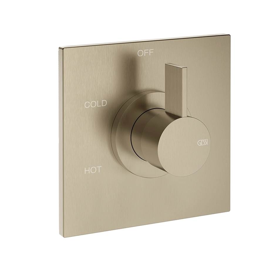 Gessi 73572 Inverso Trim Parts Only External Parts For Single Exit Pressure Balance. Rigato
