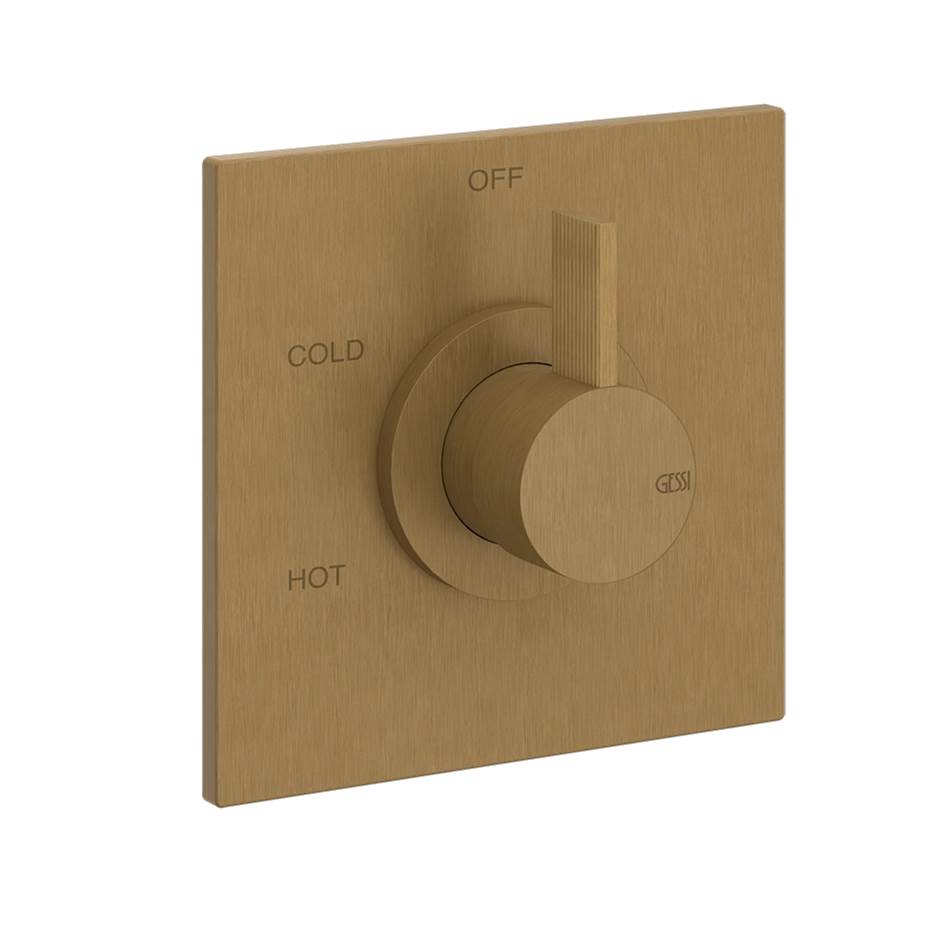 Gessi 73572 Inverso Trim Parts Only External Parts For Single Exit Pressure Balance. Rigato