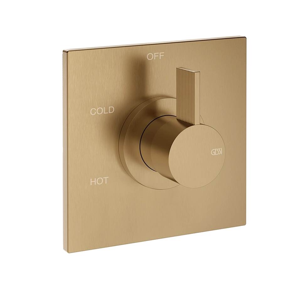 Gessi 73572 Inverso Trim Parts Only External Parts For Single Exit Pressure Balance. Rigato