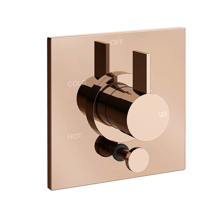 Gessi 73574 Inverso Trim Parts Only External Parts For Pressure Balance With 2 Ways Diverter. Rigato - Parent
