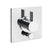 Gessi 73574 Inverso Trim Parts Only External Parts For Pressure Balance With 2 Ways Diverter. Rigato