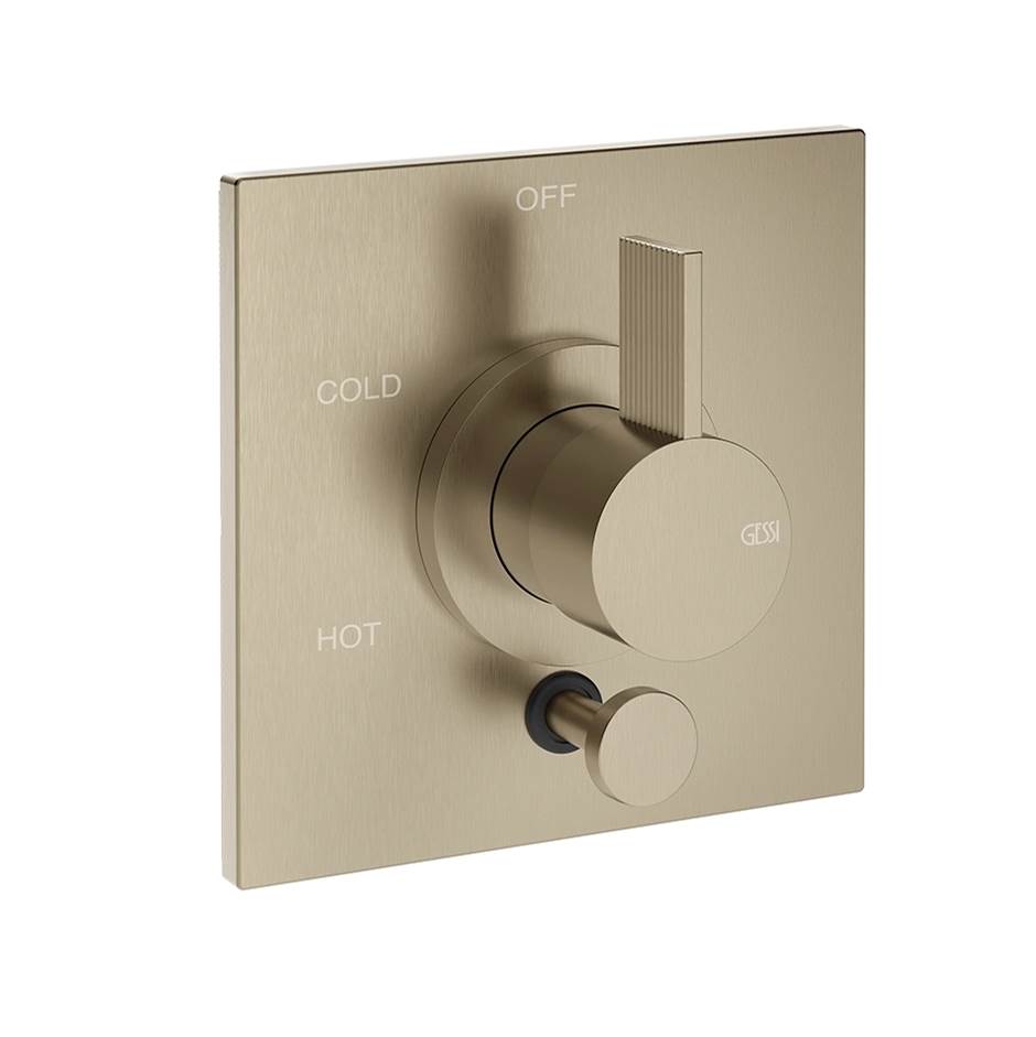 Gessi 73574 Inverso Trim Parts Only External Parts For Pressure Balance With 2 Ways Diverter. Rigato