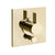 Gessi 73574 Inverso Trim Parts Only External Parts For Pressure Balance With 2 Ways Diverter. Rigato