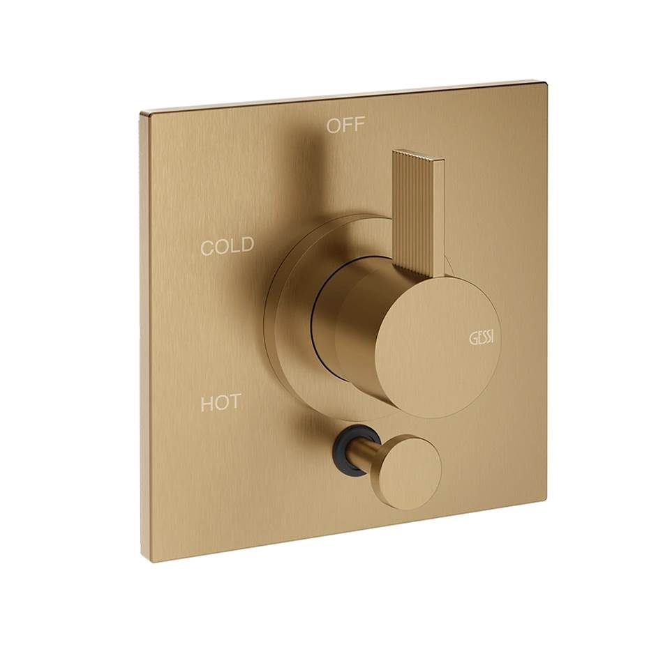 Gessi 73574 Inverso Trim Parts Only External Parts For Pressure Balance With 2 Ways Diverter. Rigato