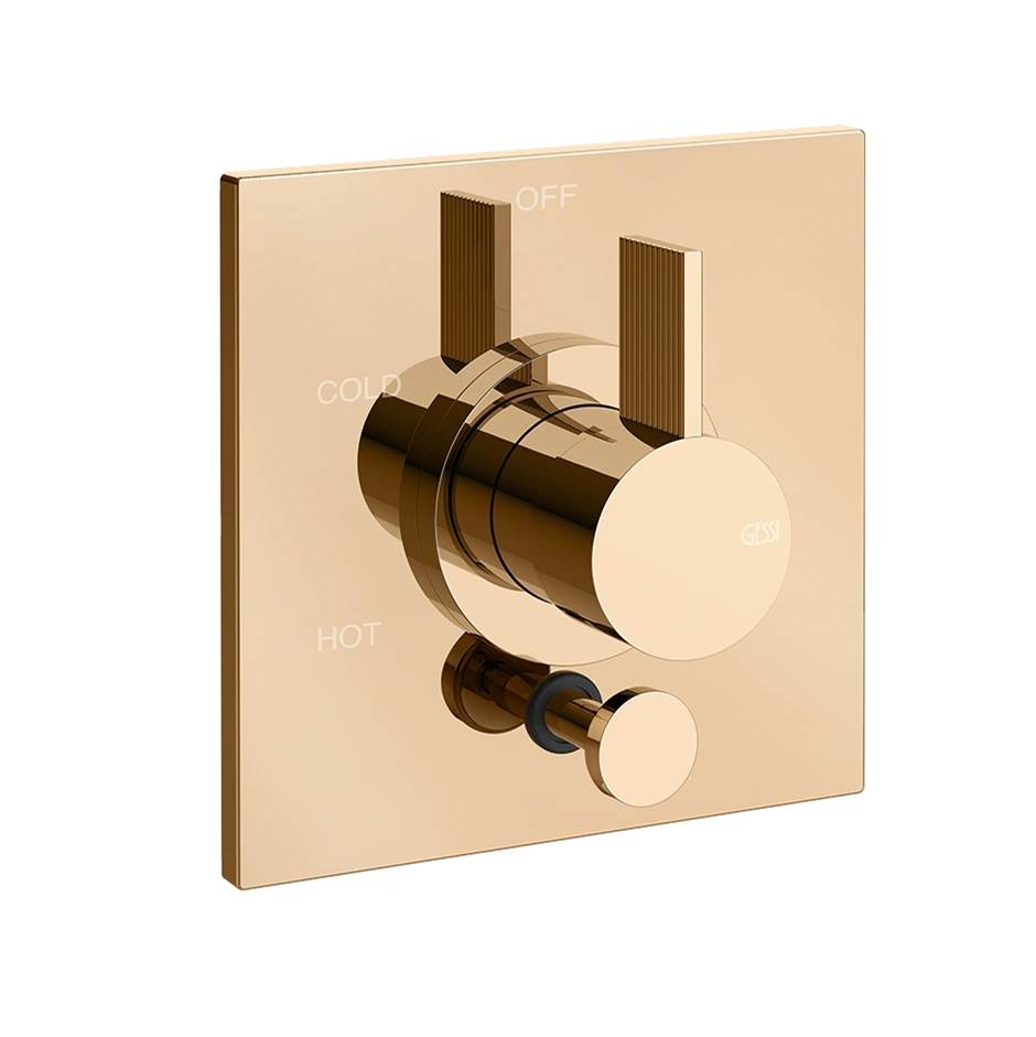 Gessi 73574 Inverso Trim Parts Only External Parts For Pressure Balance With 2 Ways Diverter. Rigato