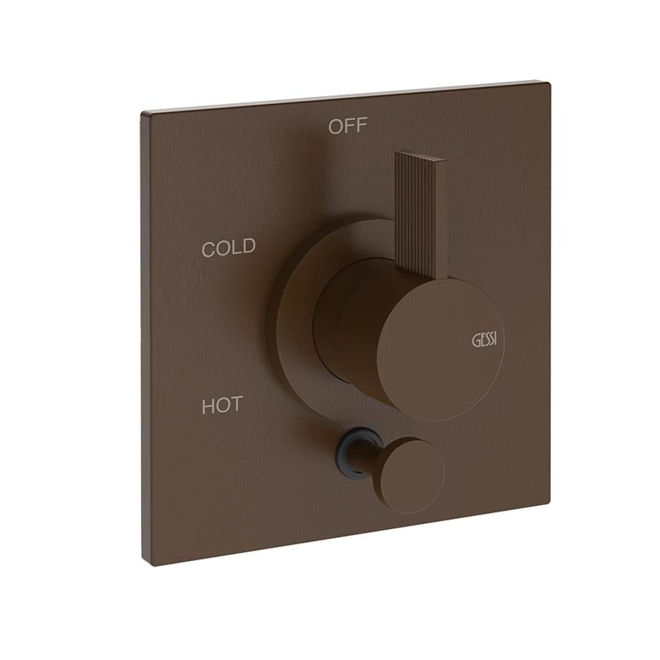 Gessi 73574 Inverso Trim Parts Only External Parts For Pressure Balance With 2 Ways Diverter. Rigato