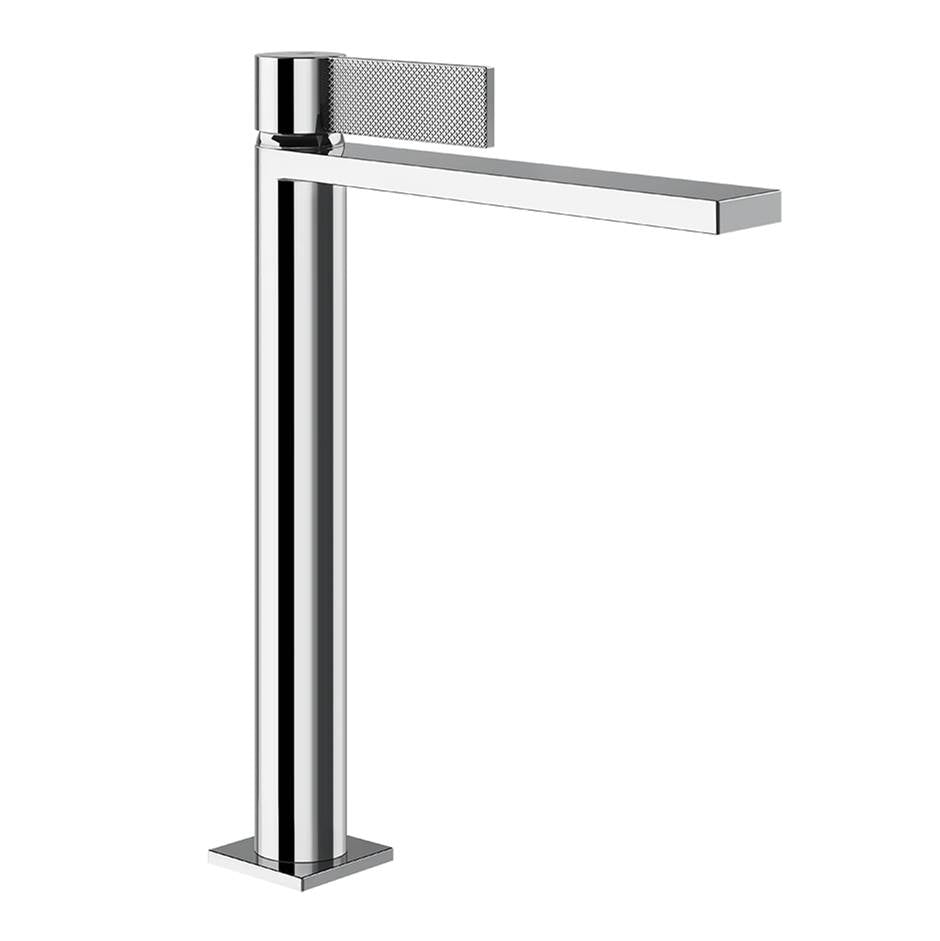 Gessi 73604 Inverso Tall Single Lever Washbasin Without Stop & Go Assembly. Diamantato