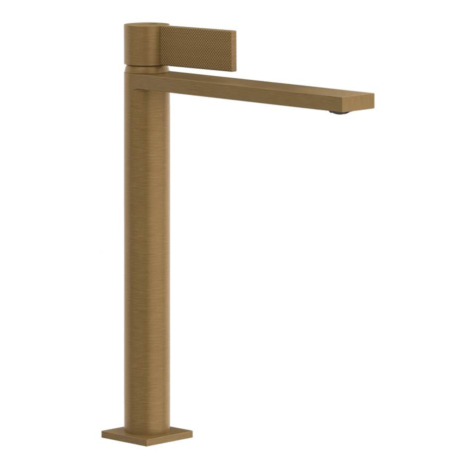 Gessi 73604 Inverso Tall Single Lever Washbasin Without Stop & Go Assembly. Diamantato