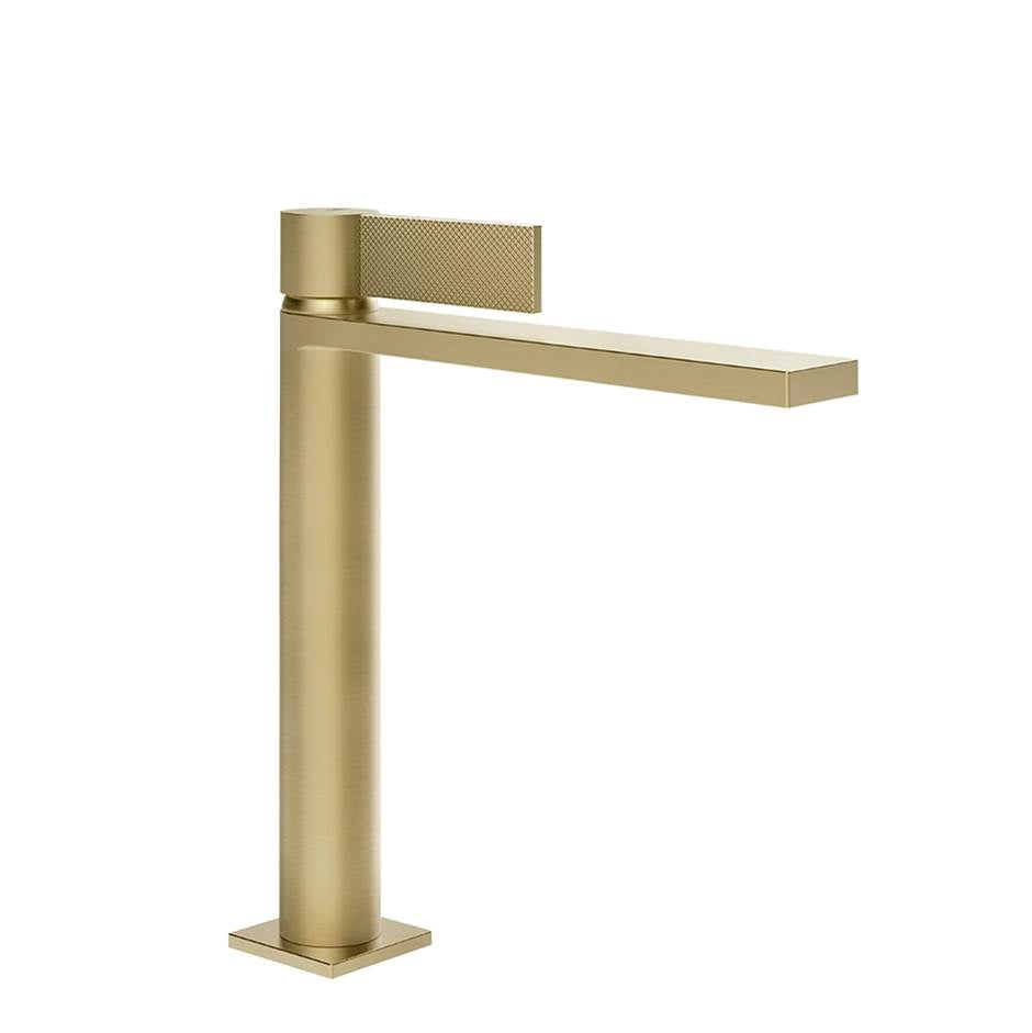 Gessi 73606 Inverso Medium Single Lever Washbasin Without Stop & Go Assembly. Diamantato