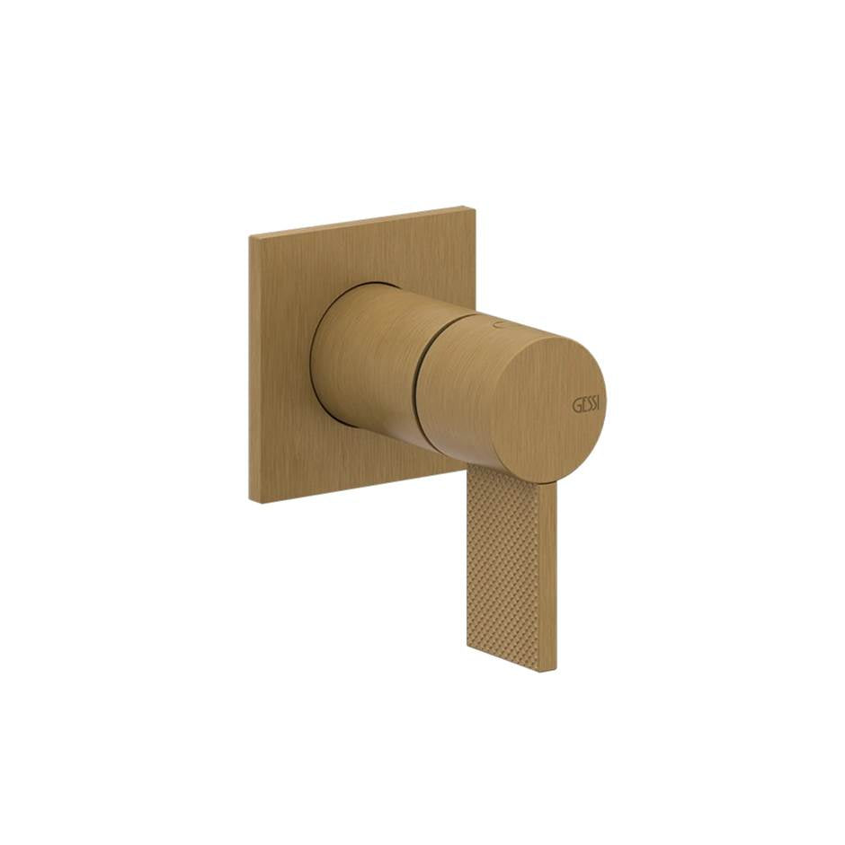 Gessi 73609 Inverso Trim Parts Only Wall-Mounted Washbasin Mixer Control. Diamantato