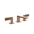 Gessi 73613 Inverso Widespread Washbasin Mixer Without Pop-Up Assembly. Diamantato - Parent