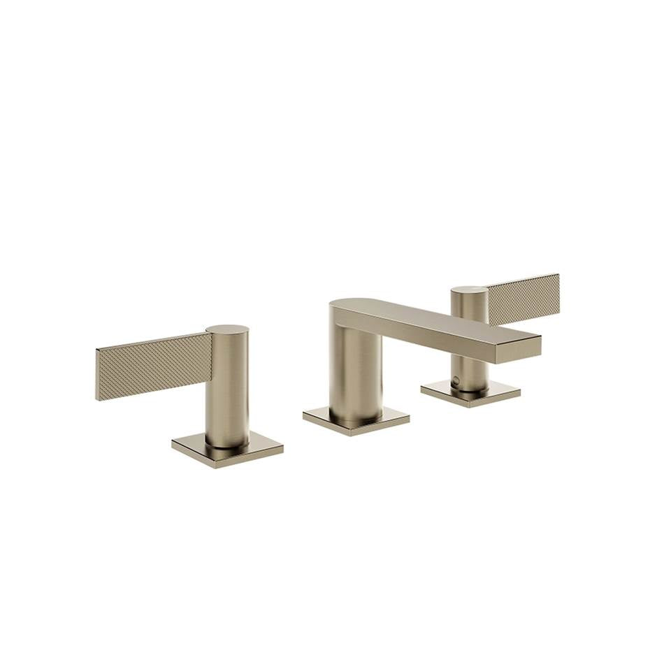 Gessi 73613 Inverso Widespread Washbasin Mixer Without Pop-Up Assembly. Diamantato