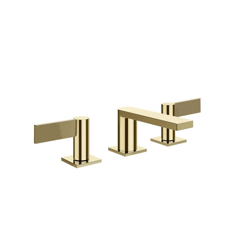 Gessi 73613 Inverso Widespread Washbasin Mixer Without Pop-Up Assembly. Diamantato