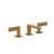 Gessi 73613 Inverso Widespread Washbasin Mixer Without Pop-Up Assembly. Diamantato