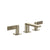 Gessi 73613 Inverso Widespread Washbasin Mixer Without Pop-Up Assembly. Diamantato