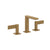 Gessi 73614 Inverso Widespread Washbasin Mixer Without Pop-Up Assembly. Diamantato