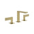 Gessi 73614 Inverso Widespread Washbasin Mixer Without Pop-Up Assembly. Diamantato