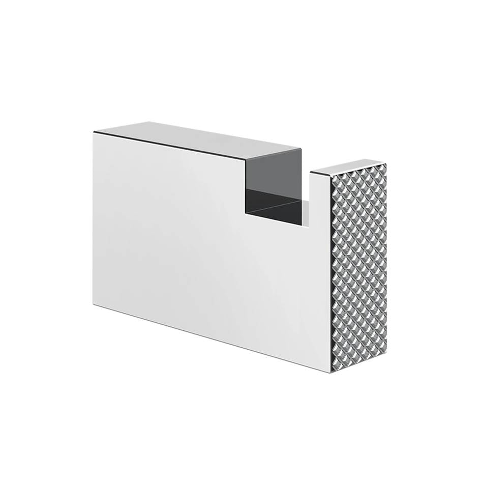 Gessi 73621 Inverso Wall-Mounted Robe Hook. Diamantato.