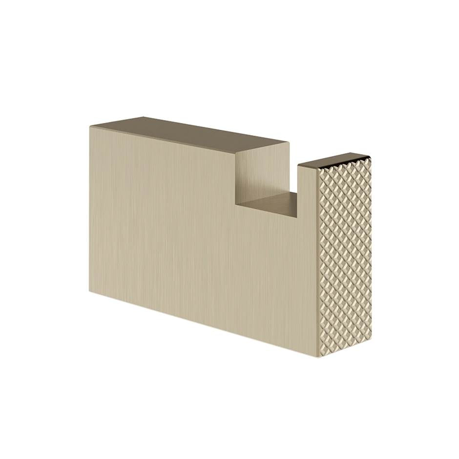 Gessi 73621 Inverso Wall-Mounted Robe Hook. Diamantato.