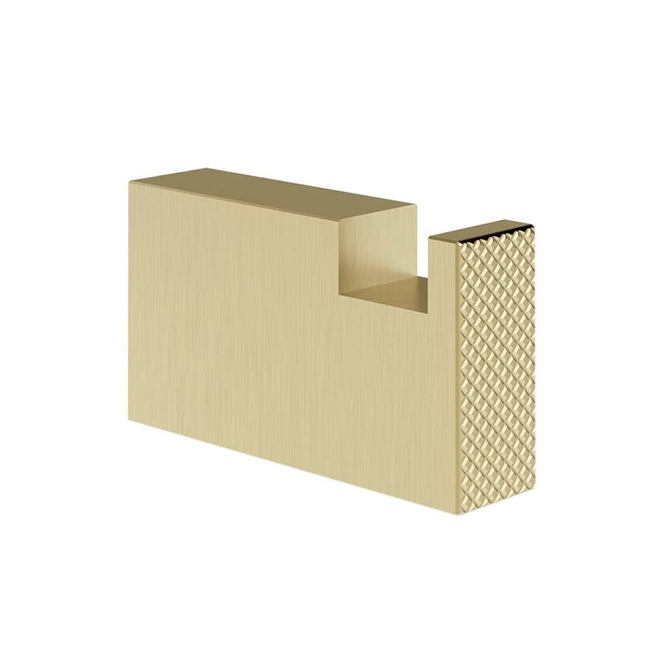 Gessi 73621 Inverso Wall-Mounted Robe Hook. Diamantato.