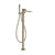 Gessi 73628 Inverso Trim Parts Only Floor-Mounted Tub Filler. Diamantato